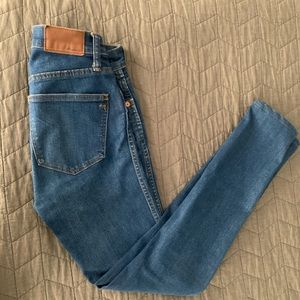 Madewell 9” high rise skinny